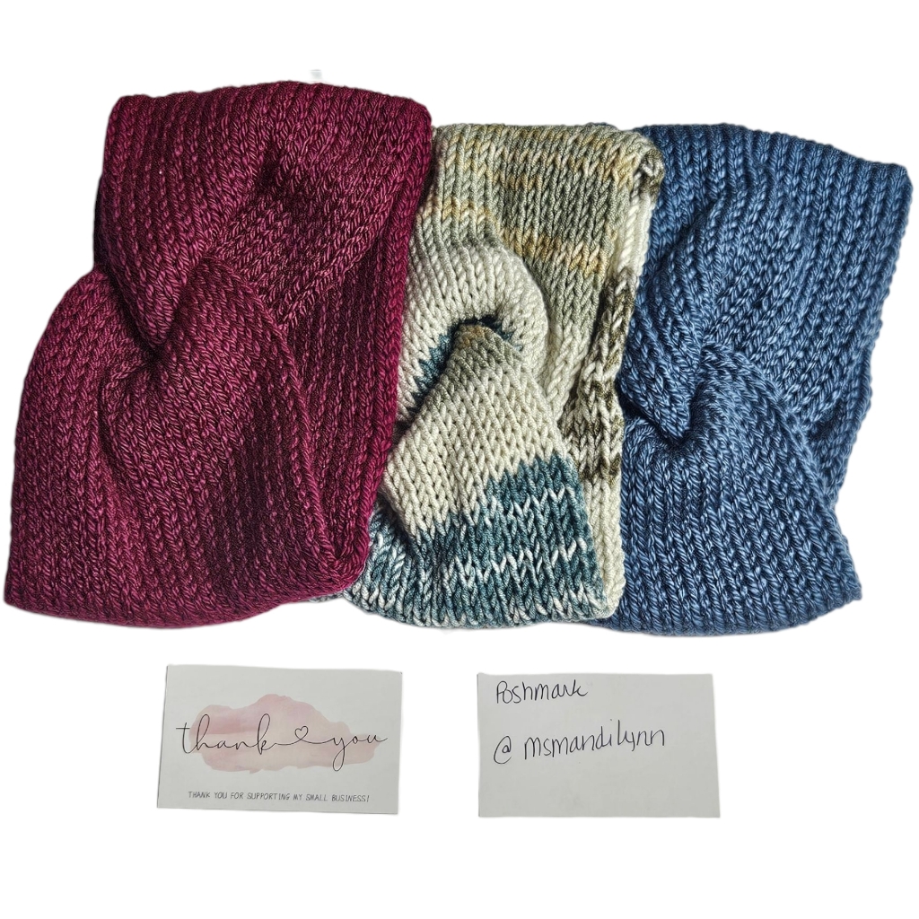 Handmade Knit Headband Set Msmandilynn Collab